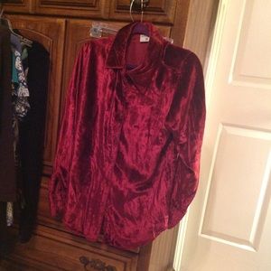 Kathy Ireland button down top Large